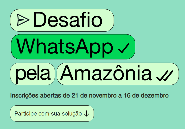 Desafio WhatsApp pela Amazônia